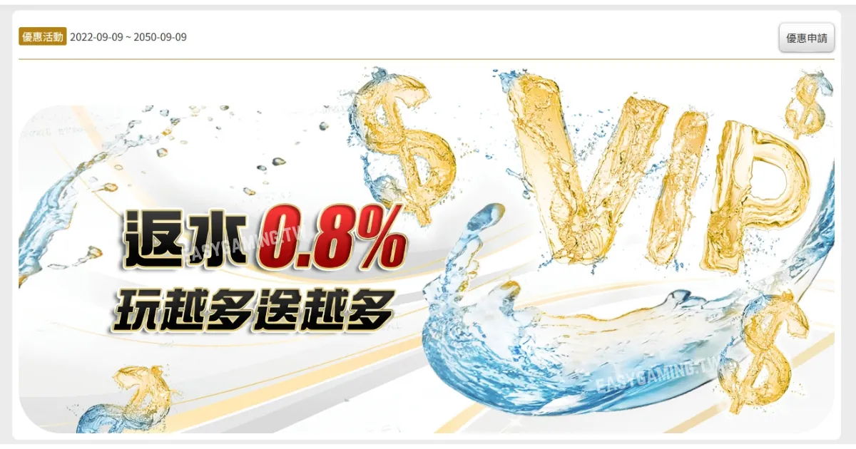 大老爺娛樂城豐富遊戲體驗：返水0.8% 無上限活動